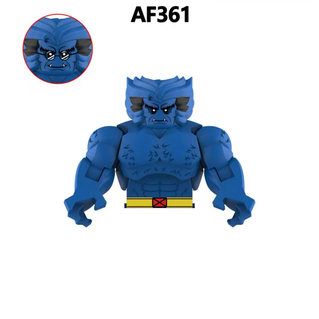 Assemble Movable Mini Bricks Lizard Rhino Action Figure Toy