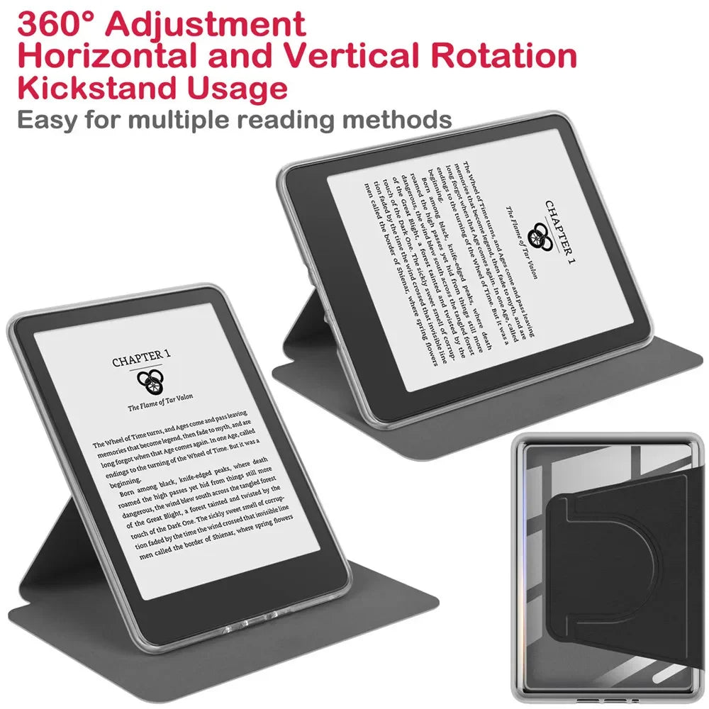 Acrylic Magnetic Bracket Case for Kindle Paperwhite - All-Generation Cover
