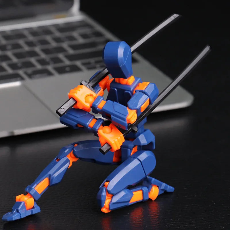 Movable 3D Printed Robot Mannequin - Perfect for Kids & Parents!