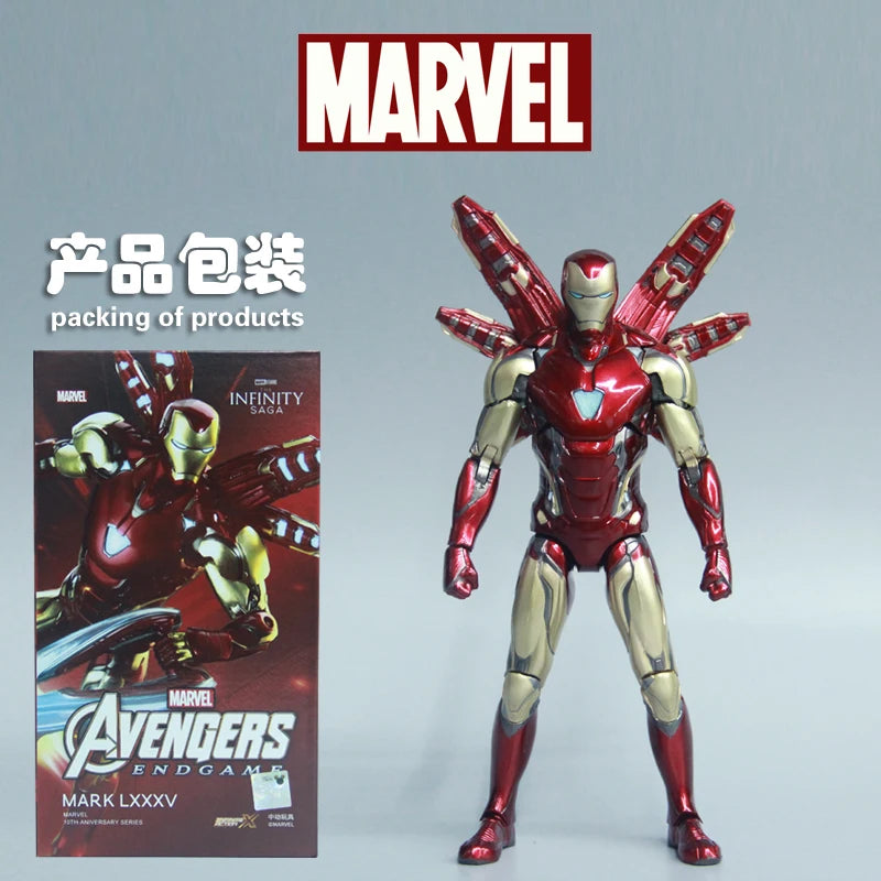ZD Toys Iron Man Action Figures - 7" Fully Articulated Collectibles