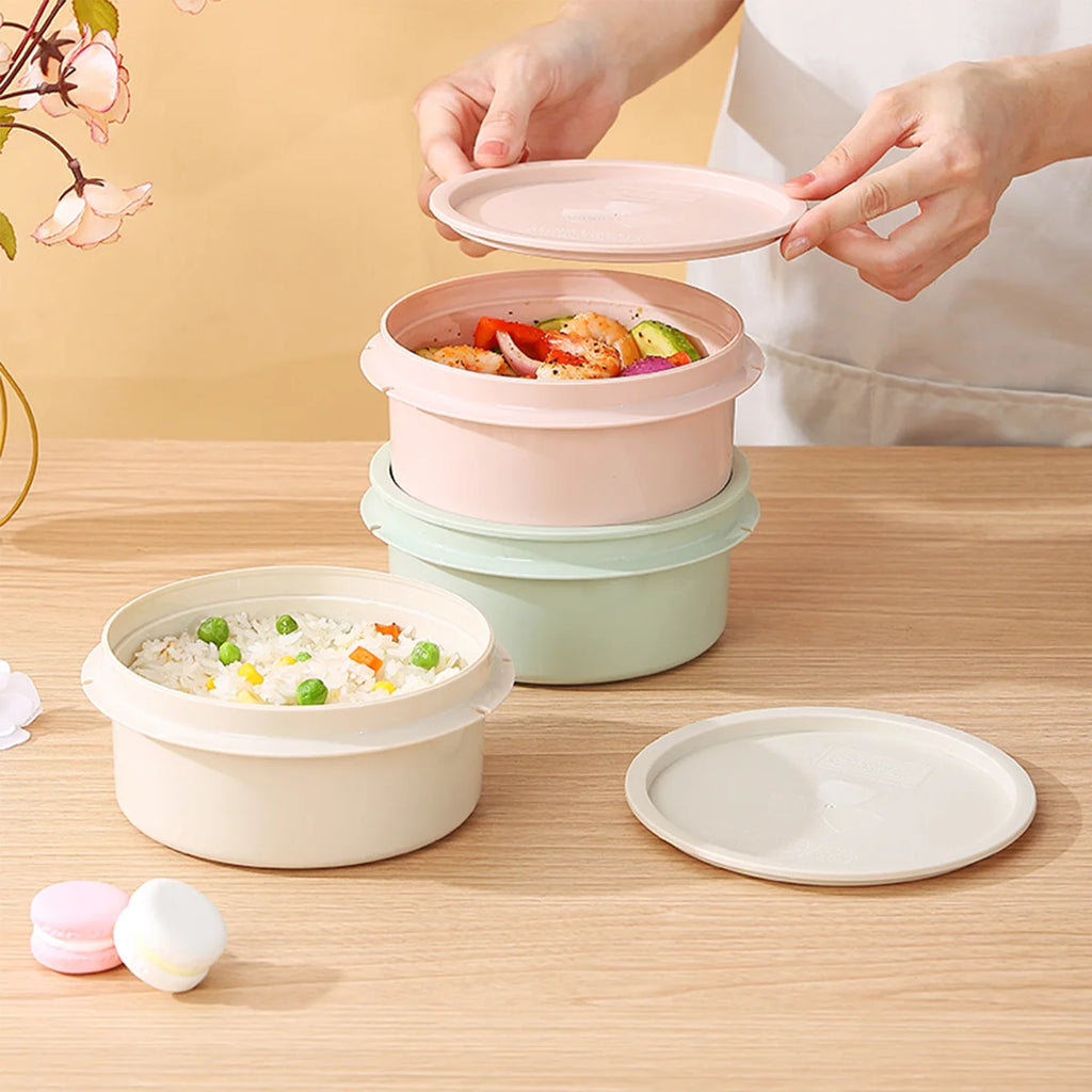 3-Layer Leak-Proof Bento Lunch Box - Microwave Safe