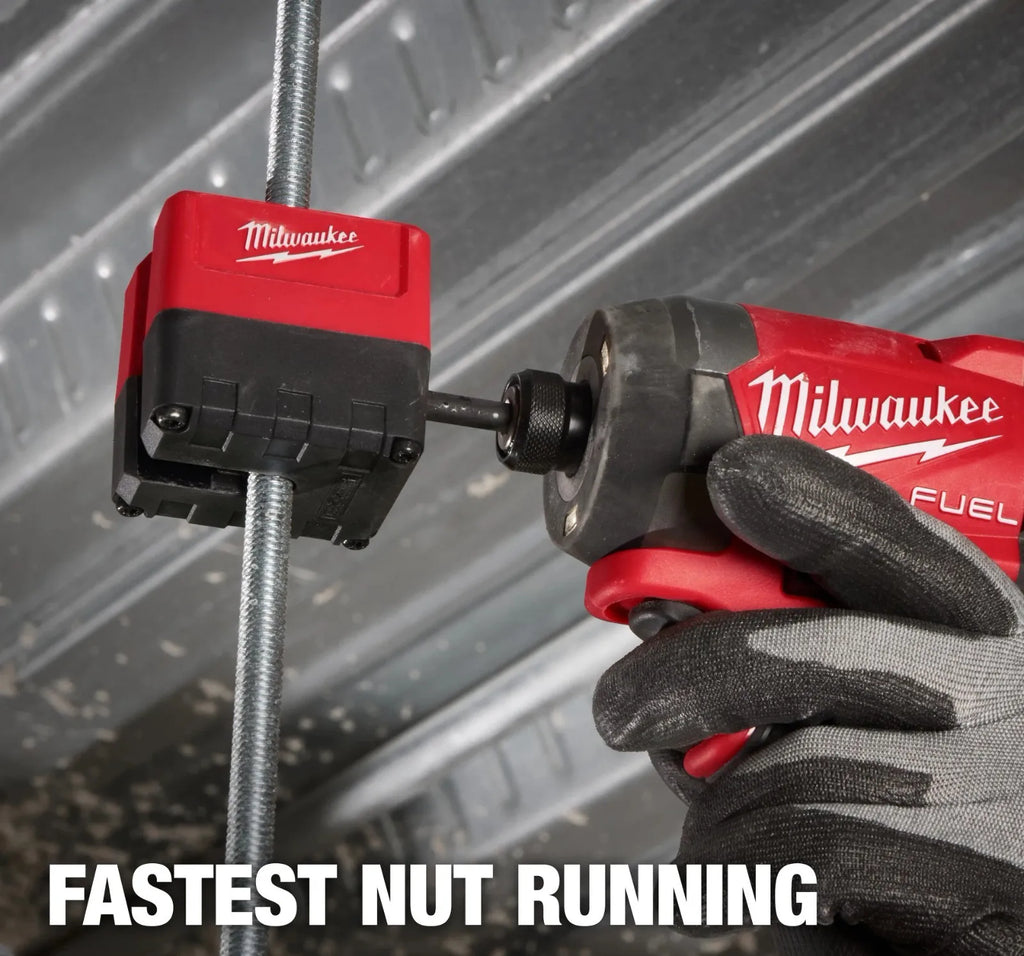 Milwaukee 3/8" Threaded Rod Nut Runner - Fast Assembly Impact Tool