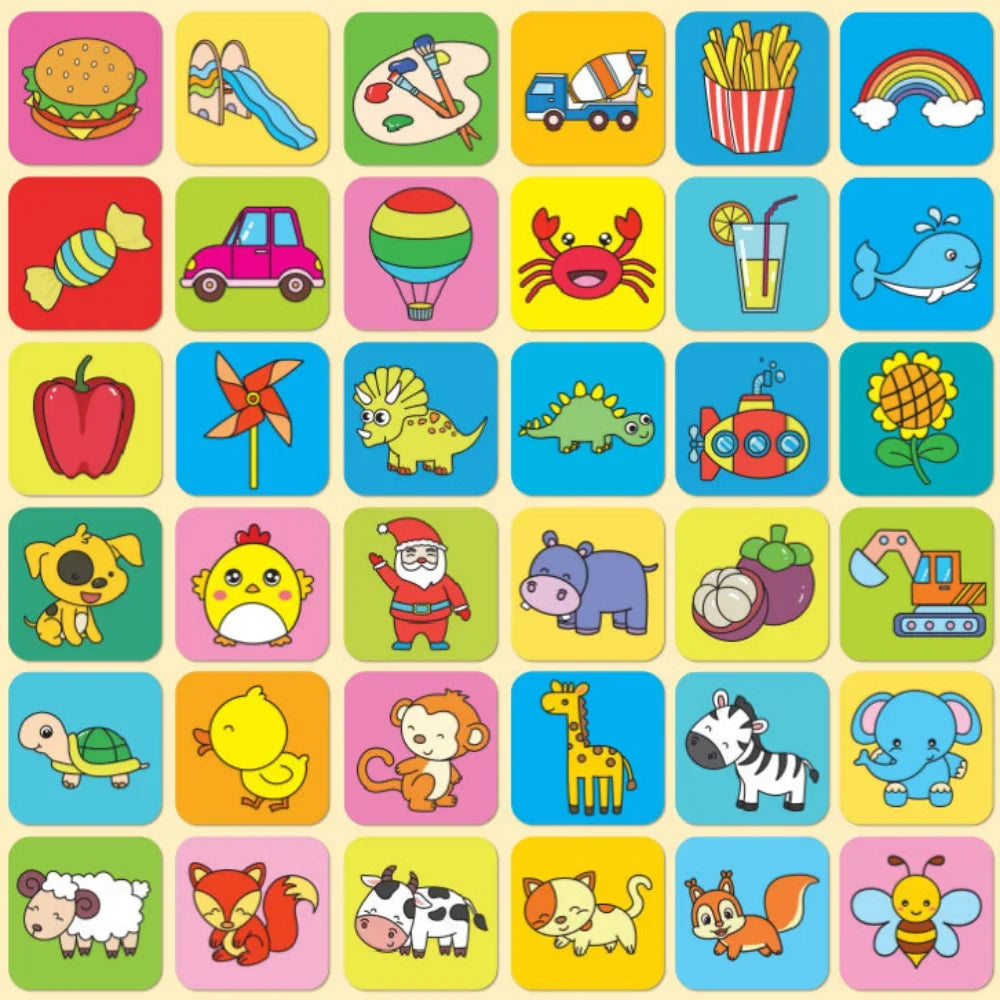 Montessori Visual Stimulation Cards for Baby – High Contrast Learning Toy