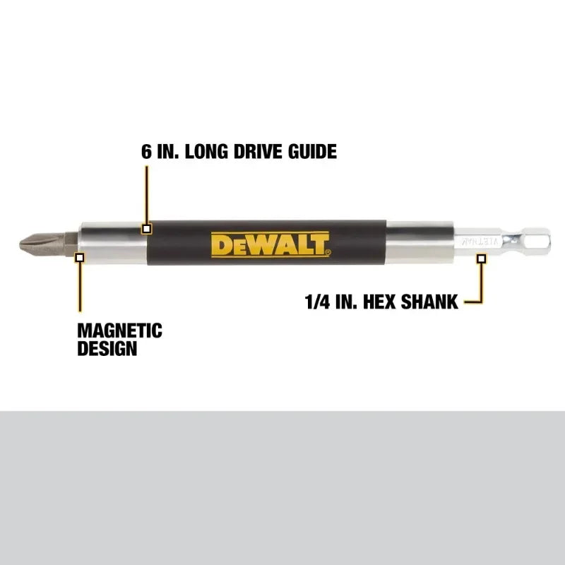 DEWALT 4-Piece Magnetic Screwdriving Bit Drive Guide Set