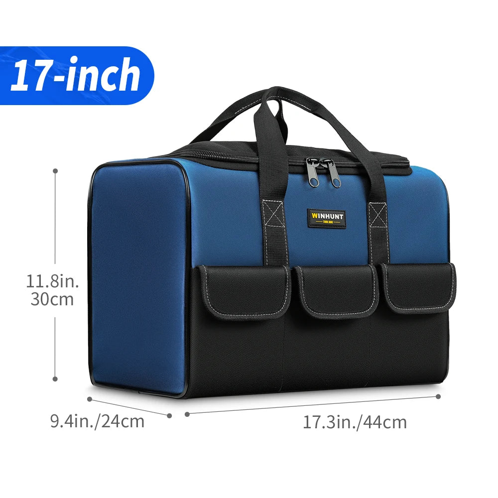 Heavy-Duty Canvas Tool Bag - Portable Multi-Function Tool Kit