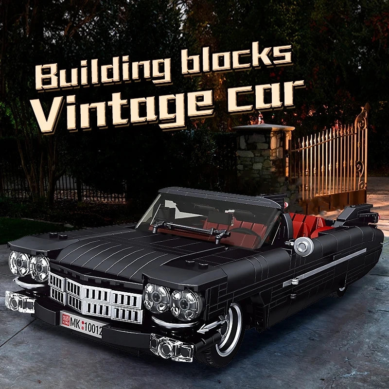MOULD KING 10012 Vintage Sports Car Building Blocks - Fun Retro Model