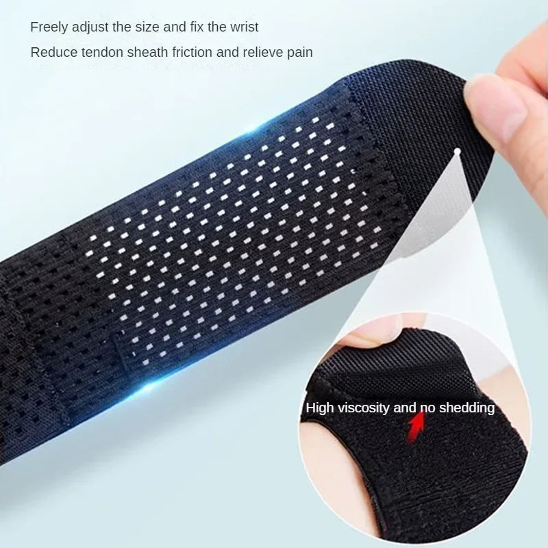 Adjustable Mesh Sports Wristband - Breathable Support for Fitness & Recovery