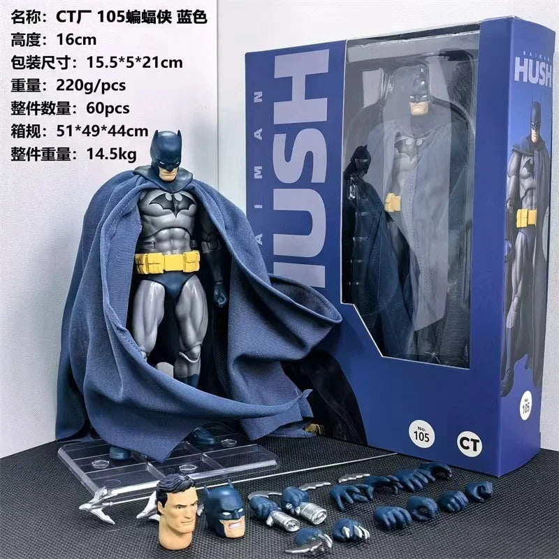 CT Toys Batman Mafex 105 Action Figure - Blue Version - DC Hush