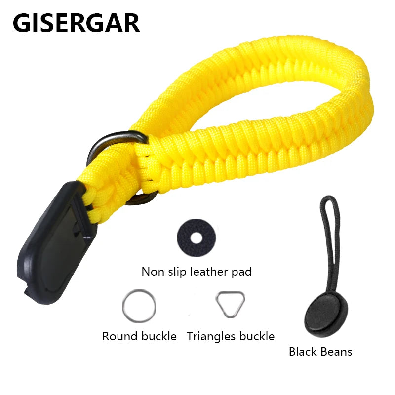 Adjustable Hand-Braided Camera Wrist Strap for Nikon, Canon, Sony