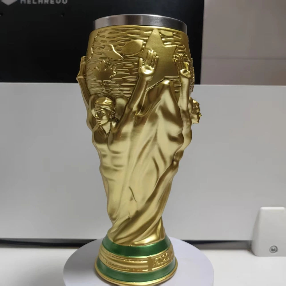 2026 Soccer Trophy Beer Mug - Large Capacity Party Drinking Cup