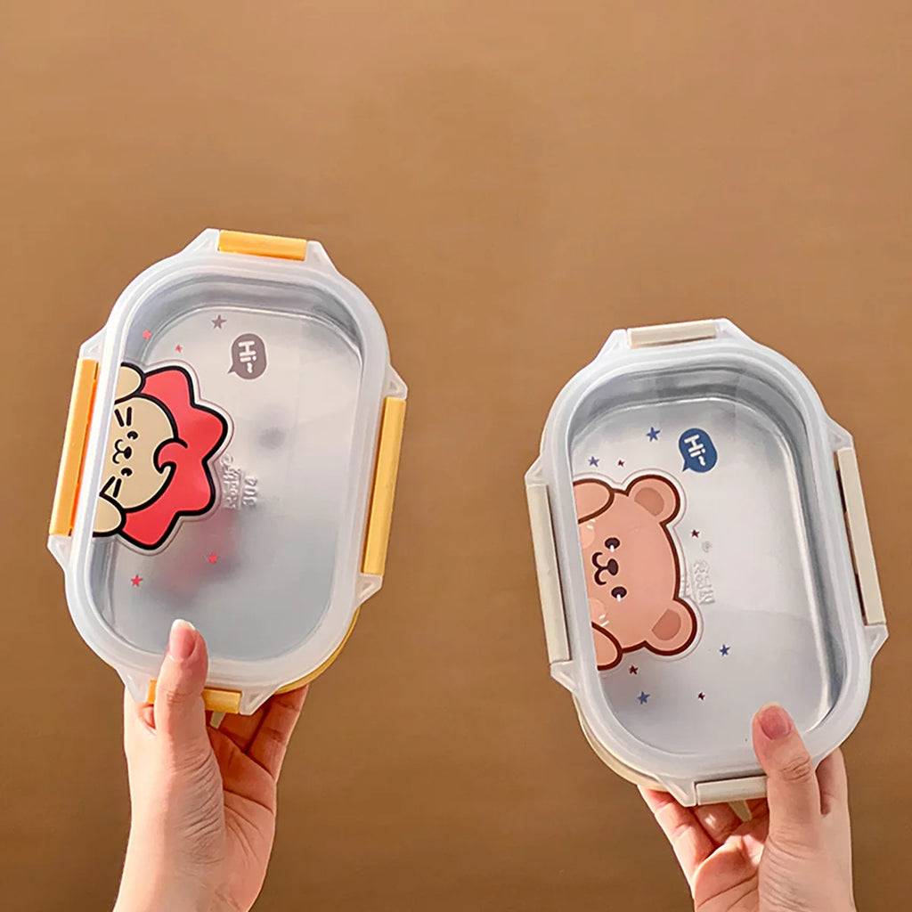 900ml Stainless Steel Leak-proof Lunch Box – Eco-Friendly & Microwave Safe