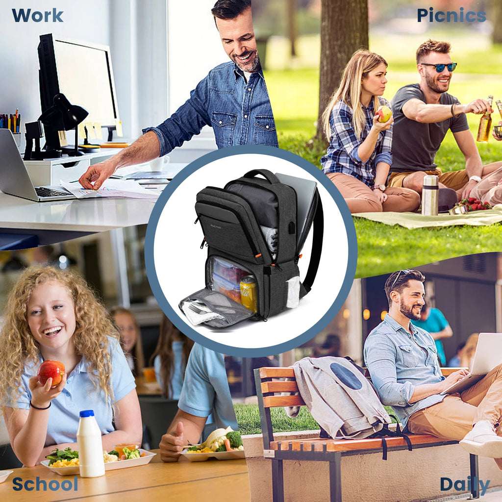 Insulated Backpack Cooler - Large Capacity Picnic & Travel Bag