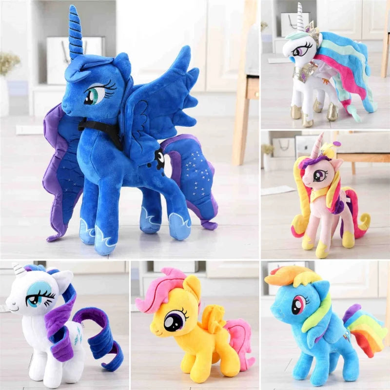 33cm Kawaii Unicorn Plush Toy - Princess Moon Edition