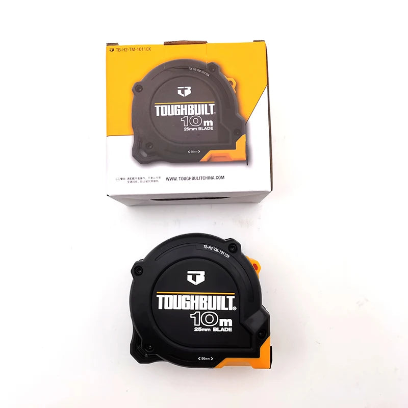 TOUGHBUILT Ergonomic Tape Measure - 3 to 10M with Rugged Design