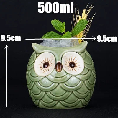 Colorful 450ml Hawaii Tiki Mug - Perfect for Cocktails & Beverages