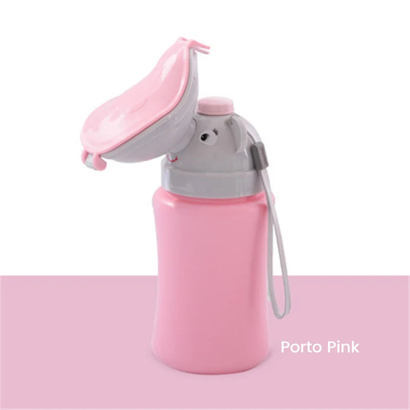 Cute Elephant Portable Travel Urinal - Leak-Proof & Easy to Clean