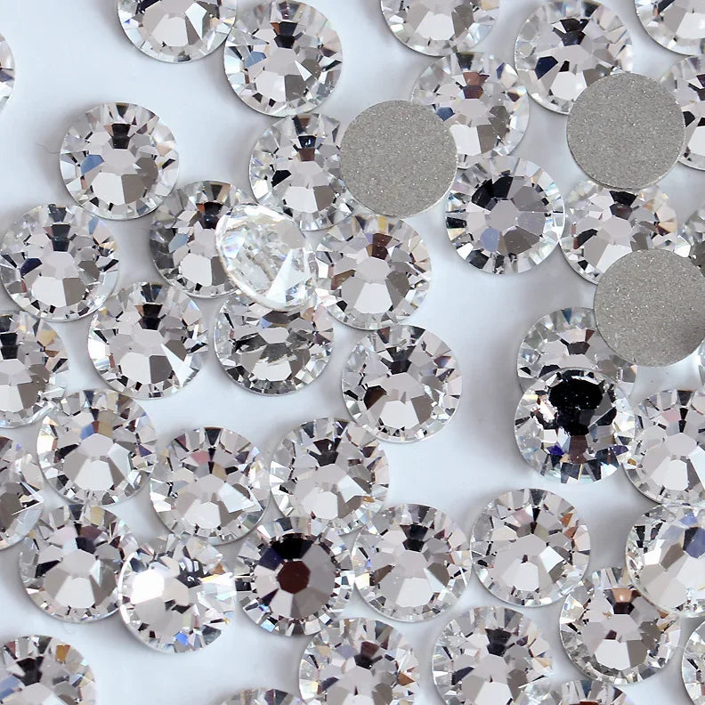 OLeeya Bulk Non-Hotfix Rhinestones for DIY Nail Art & Garments