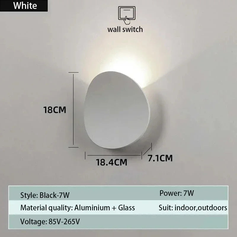 Pumous Outdoor LED Wall Lamp | Waterproof Modern Lighting for Home