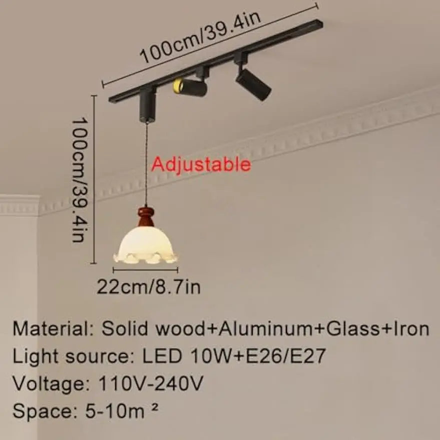 360° Rotatable Pendant Light Chandelier for Dining Room & Interior Decor
