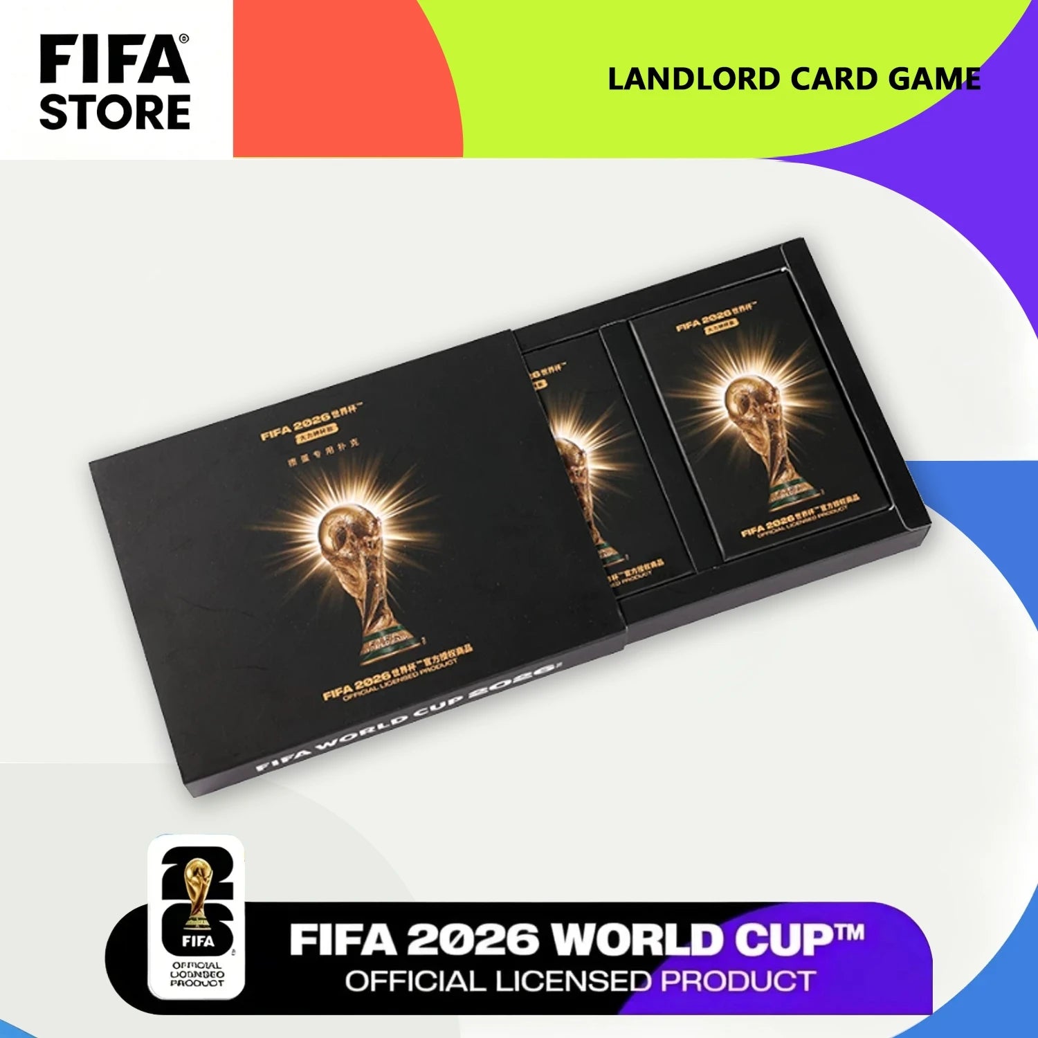 FIFA 2026 World Cup Playing Cards - Two Decks, Linen Texture