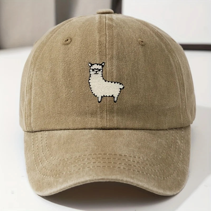 Cute Sheep Pattern Baseball Hat - Stylish Unisex Casual Cap