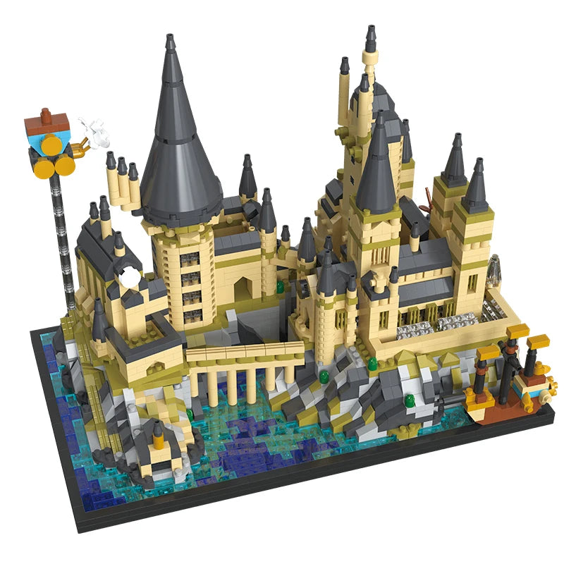 Mini Magic World Medieval Castle Building Block Set - DIY Fun