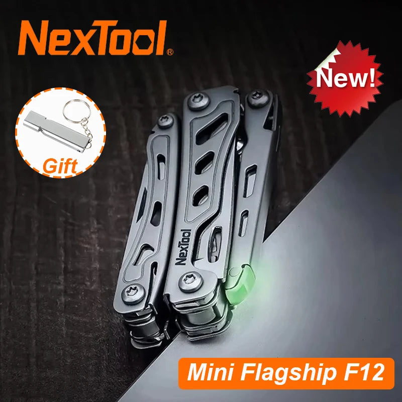 NexTool Mini F12 Multi-Tool: 13-in-1 Folding EDC for Outdoor Adventures