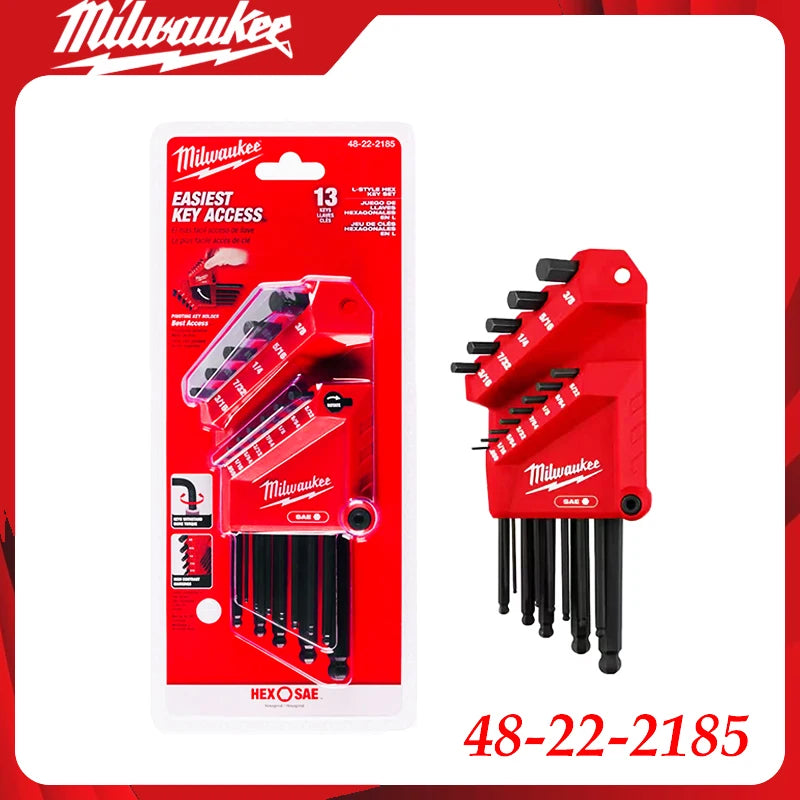 Milwaukee 13-Piece L-Shaped Ball End Hex Wrench Set - Ultimate Access Tool