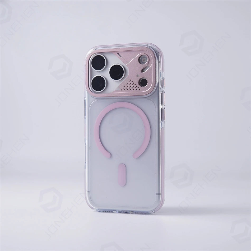 Transparent Magnetic Case for iPhone 17 Pro Max - Ultra-Thin Clear Cover