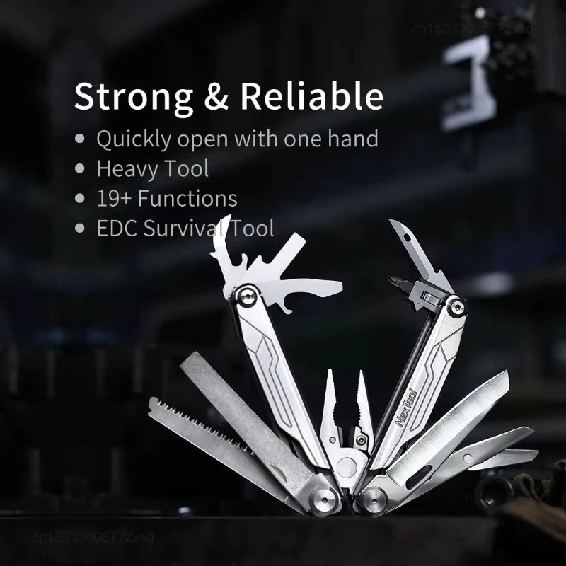 NexTool 19-in-1 Multi-Function EDC Tool: Pliers, Saw & More