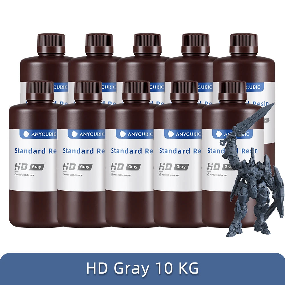ANYCUBIC 405nm UV Resin for 3D Printing - High Precision & Fast Curing