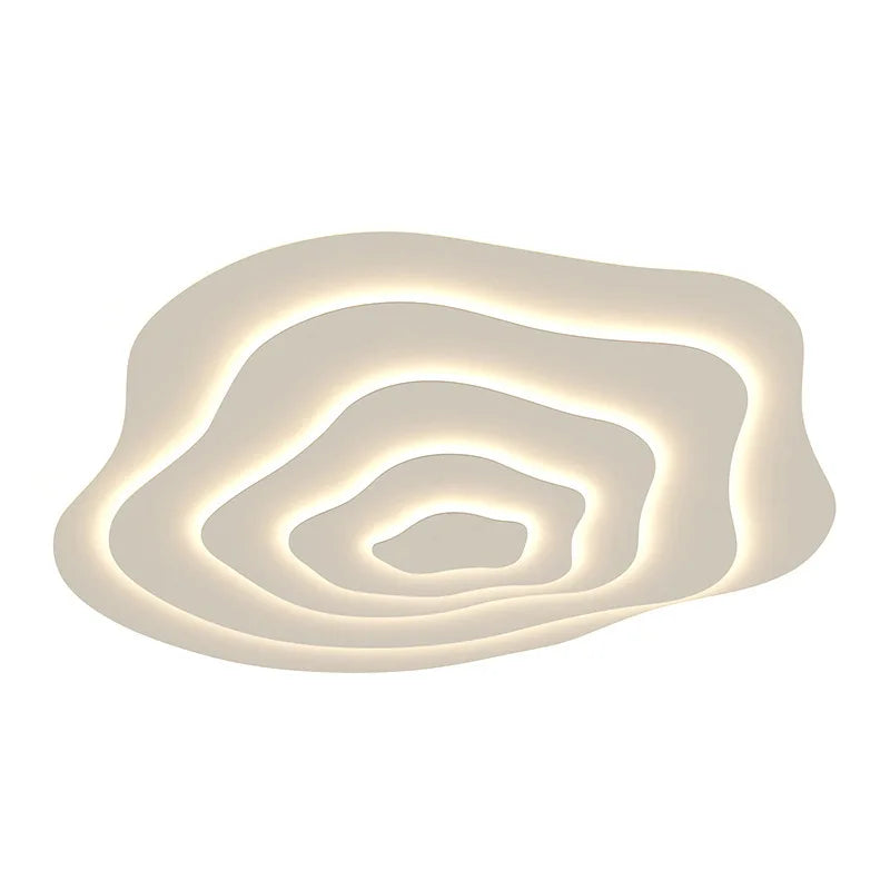 Nordic Ultra Thin Irregular LED Ceiling Light - Cloud Design