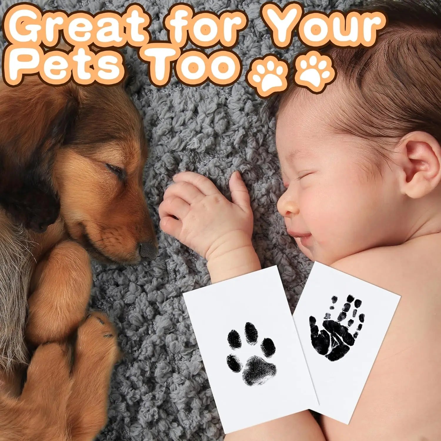 Inkless Paw & Nose Print Kit for Cats & Dogs - Cherished Keepsake