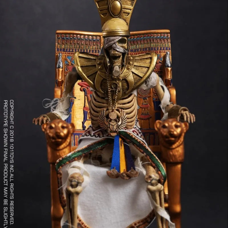 Collectible 1/12 Scale Skull Skeleton Action Figure - Perfect for Hobbyists