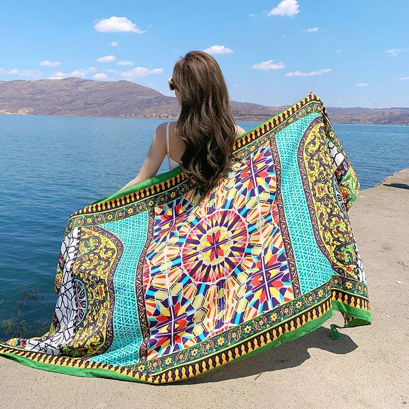 28 Stylish Travel Beach Shawls | 90x180cm Sunscreen Scarfs for Women