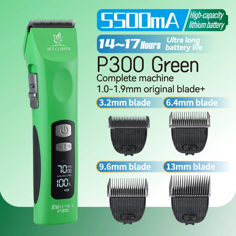 Fenice Cordless Rechargeable Pet Clipper - Professional Grooming Tool