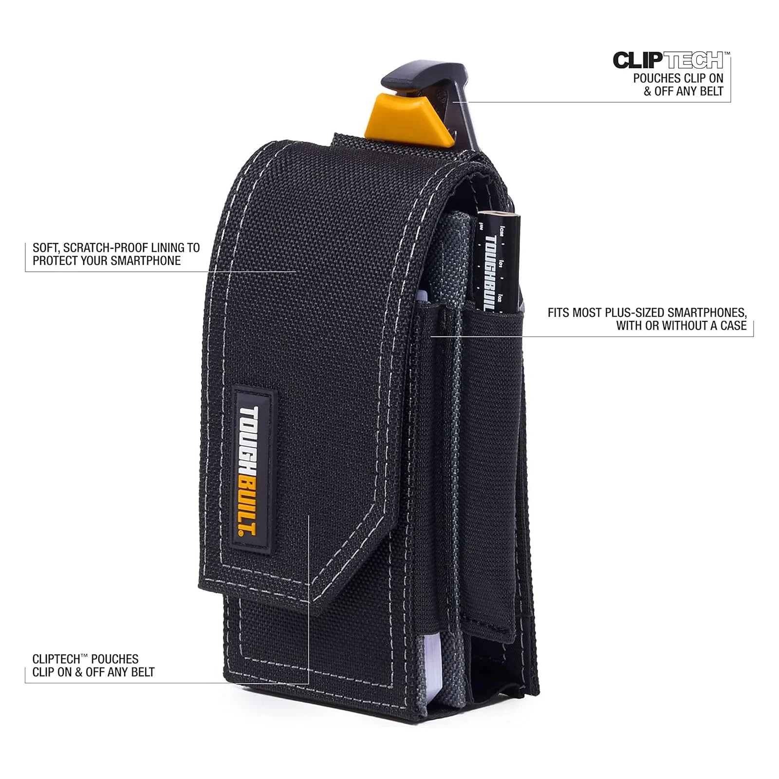 ToughBuilt Quick Hang Smartphone Pouch - Secure & Versatile Tool Case