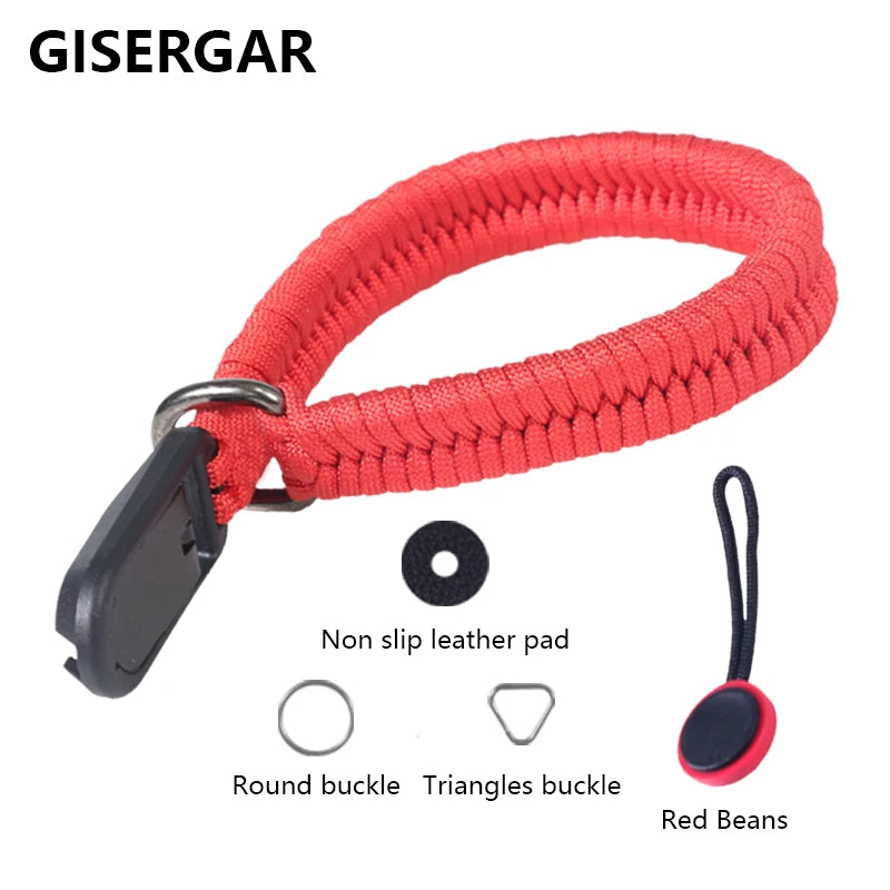 Adjustable Hand-Braided Camera Wrist Strap for Nikon, Canon, Sony