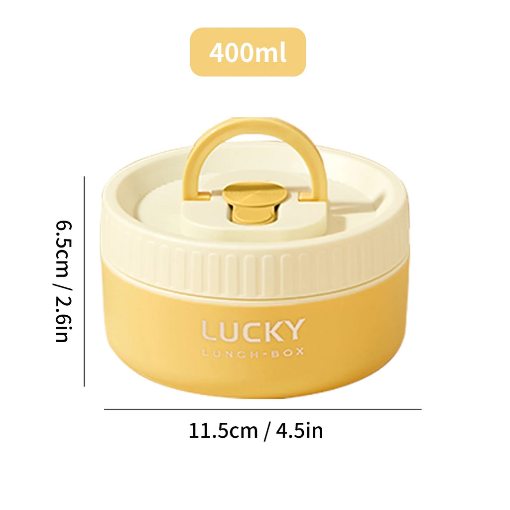 Insulated Stainless Steel Bento Box - Leak Proof & Microwave Safe