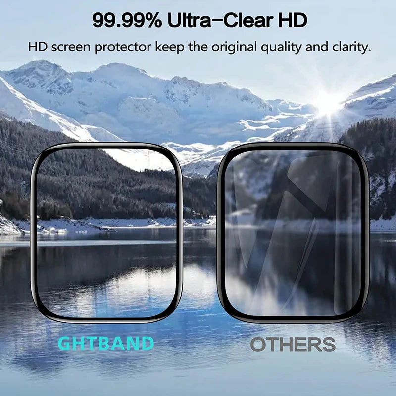 3D Curved Screen Protectors for Apple Watch - All Series Compatible