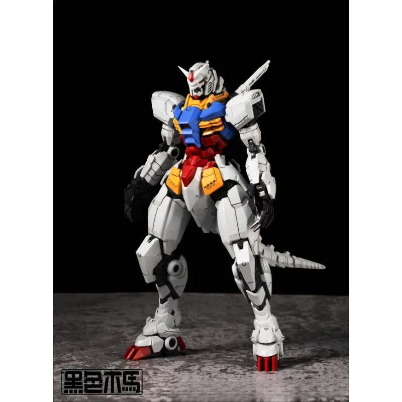Black Trojan RX-78-2 Unicorn Mecha Model - Steel Wire Double Antenna