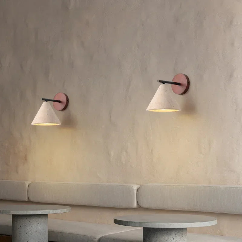 Natural Stone LED Wall Sconce - Elegant Home Lighting Solution
