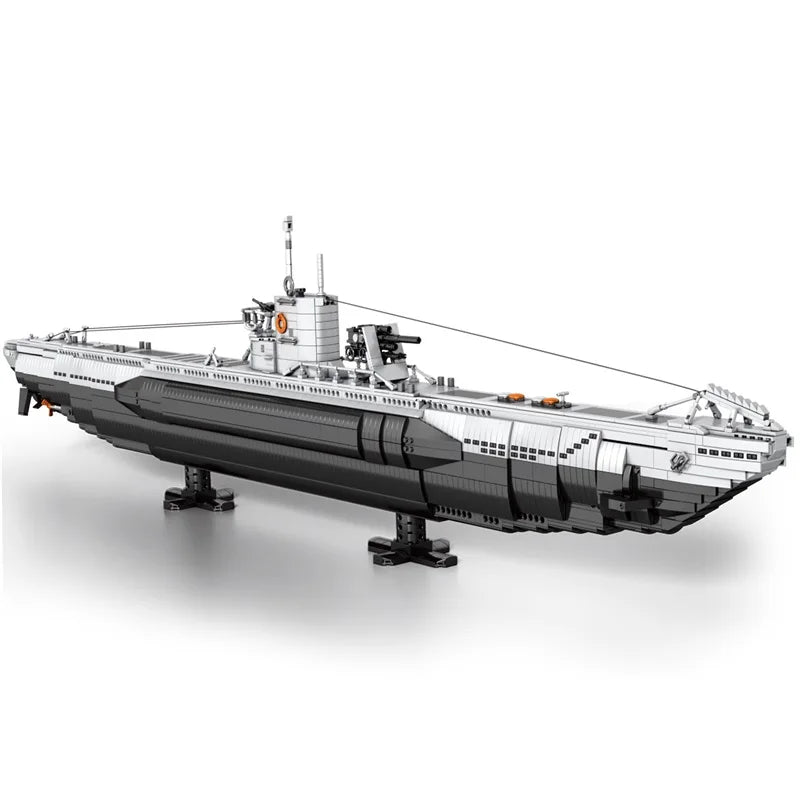MOULD KING 3987pcs U-Boat Building Blocks - Fun Submarine Model for Kids