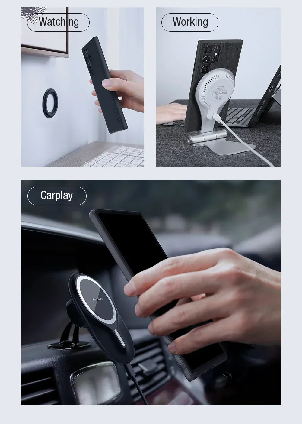 Nillkin Magnetic Case for Samsung Galaxy S25 Ultra - Ultimate Frosted Protection