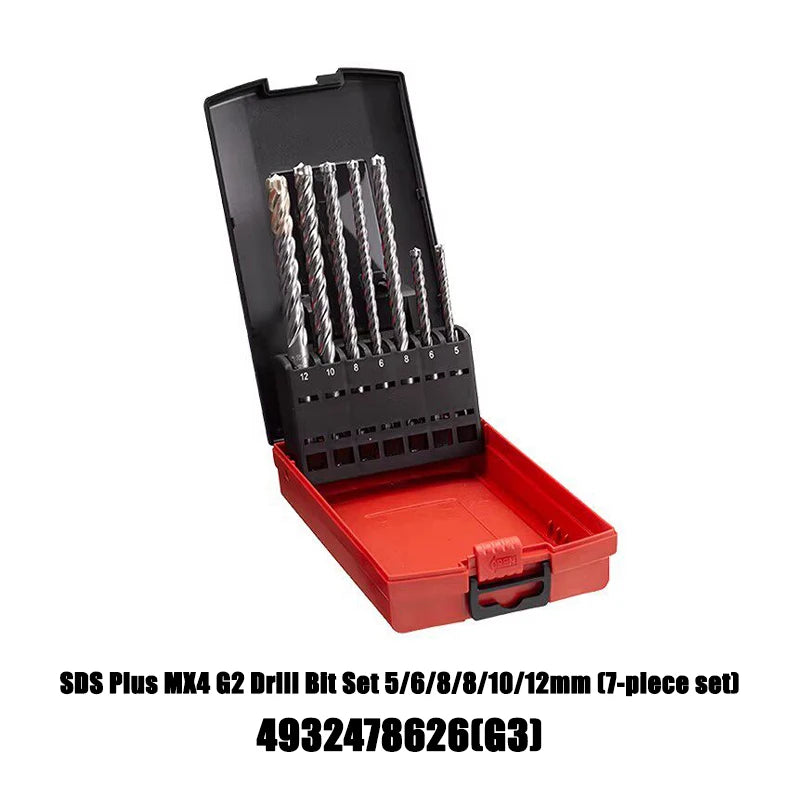 Milwaukee 7-Piece Carbide Drill Bit Set for Concrete & Masonry
