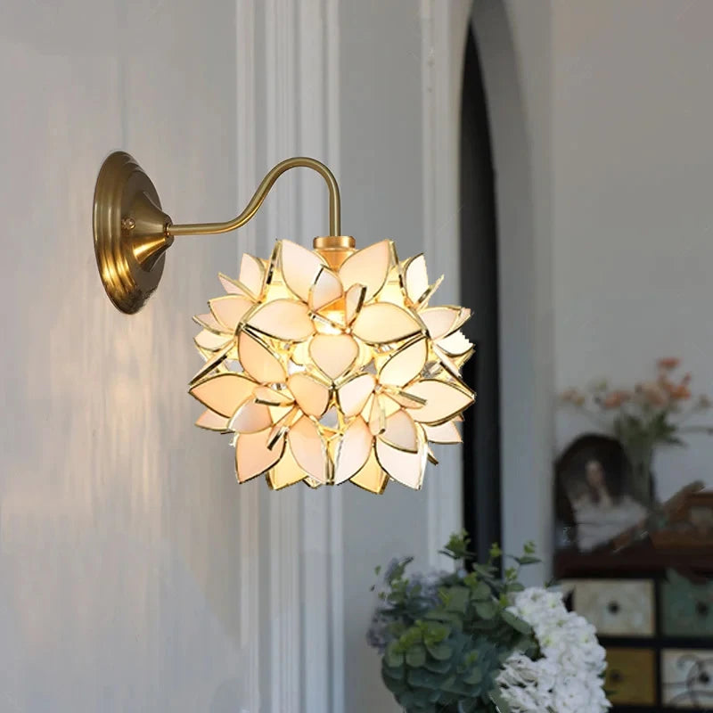Nordic Copper Glass Pendant Light - Stylish LED Fixture for Home
