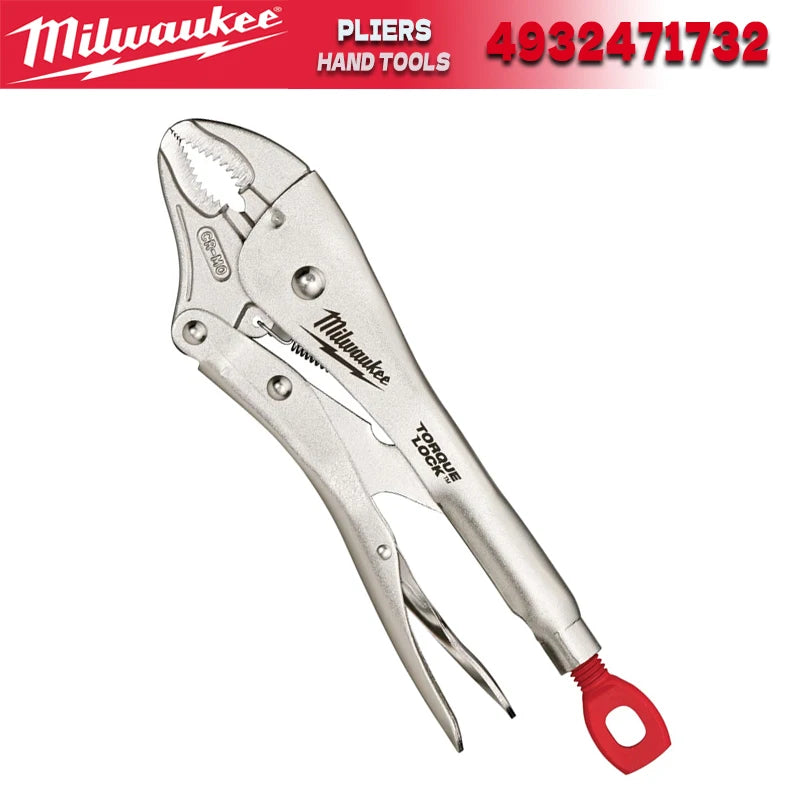 Milwaukee 48-22-3421 Curved Jaw Locking Pliers - Heavy Duty Grip