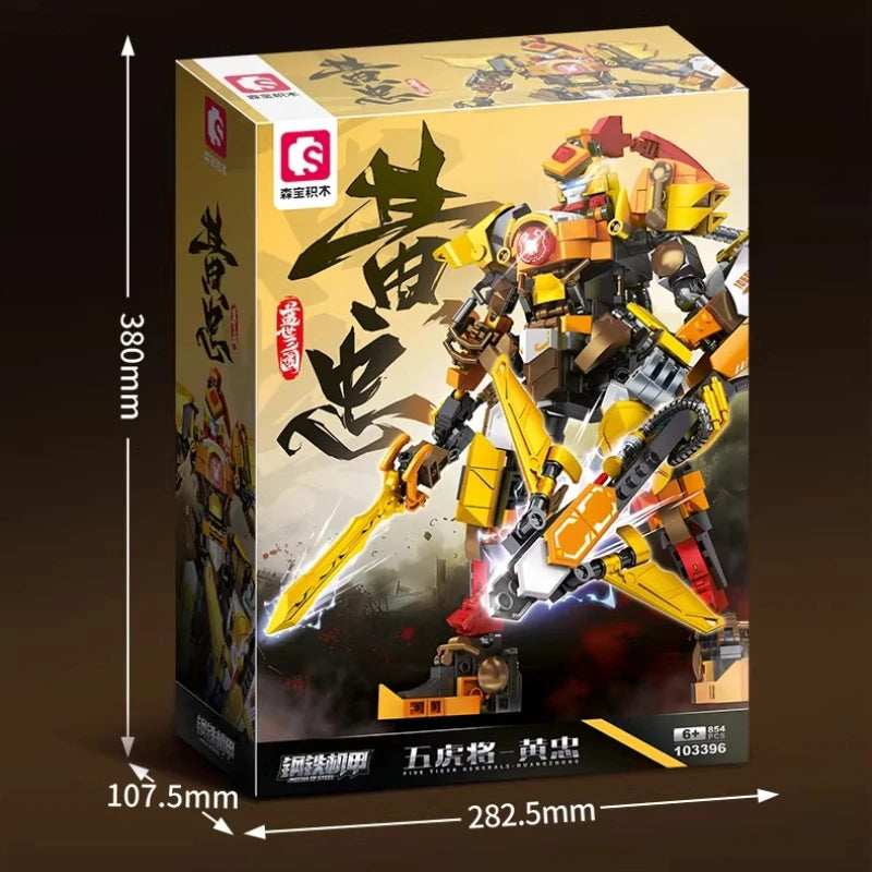 SEMBO Huang Zhong Mech Robot Building Blocks - Creative Action Model
