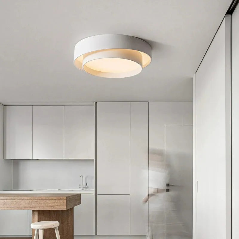 Nordic Modern Metal LED Ceiling Light for Living Room & Bedroom