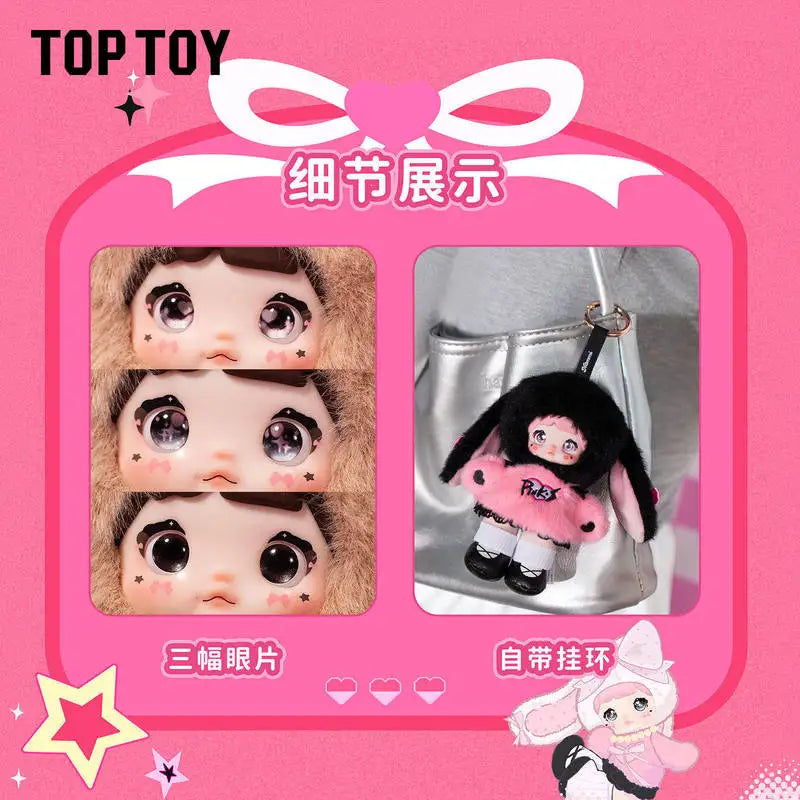 TOPTOY Pink Bunny Vinyl Doll - Trendy Play Collection Ornament